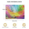 thumbnail image 2 of JEUXUS  Pink Northern Lights Canvas Wall Art Girl Room Abstract Aurora Colorful Borealis Pink Artwork for Modern Living Room Bedroom Sofa Lobby Wall DecorFramed 20x16in, 2 of 5
