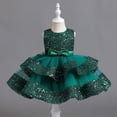 thumbnail image 1 of Vestido infantil Vestido de princesa Falda de lentejuelas de varias capas Falda Cumpleaños de bebé Anfitrión Actuación, 1 of 5