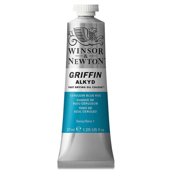 Winsor & Newton Griffin Alkyds - Cerulean Blue Hue, 37 ml tube