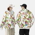 thumbnail image 5 of Picia Birds And Flowers Women's Men's UPF 50+ Sun Protection Hoodie Shirt Long Sleeve SPF Fishing Outdoor UV Hiking Lightweight Shirts-Large, 5 of 9