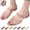 Pink, variant on Jelly Sandals for Women Summer Ballet Mesh Flats Shoes Dress Slip on Wide Closed Toe Mary Jane Mules Beach Walking Sandals (Black)
