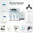 thumbnail image 3 of Geekpure 6-Stage Reverse Osmosis Water Filter System With Ultraviolet Sterilizer Filter-75GPD, 3 of 9