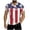 02-USA-Flag, variant on Men's American Flag V-Neck Graphic T-Shirt, Short Sleeve Patriotic 4th of July Casual Tee, Quick Dry Distressed Print Summer Top, M-5XL