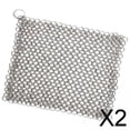 thumbnail image 1 of 2x Depurador de Cadena Acero Inoxidable 316 Resistencia Al Desgaste Efectivamente Sin Recubrimiento Utensilios de Cocina Moho para Vasos Raspadores 2 piezas, 1 of 10