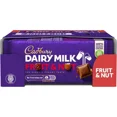 thumbnail image 2 of Cadbury Dairy Milk Fruit & Nut Chocolate Bars 18 x 110g – Smooth Milk Chocolate with Almonds & Raisins, 2 of 5