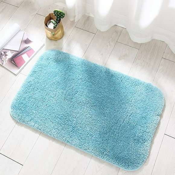Xihbxyly Alfombrilla de Baño Gruesa, Absorbente y Antideslizante, Lavable a Máquina, Suave y Cómoda, Ideal para Decoración de Baño, Sala de Estar, Yoga, Multiusos, 40 X 60 Cm.