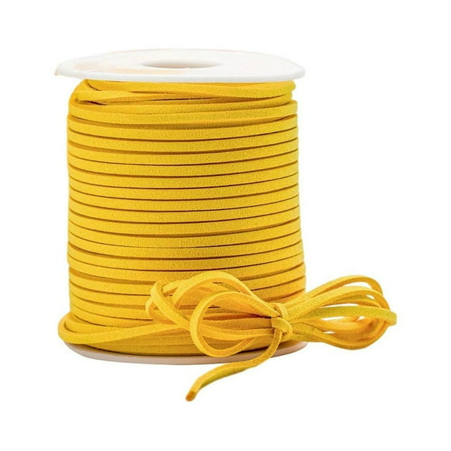 1 Roll Leather Jewelry Making Cord Portable Replacement DIY Trimmable Solid Color Tear-resistant Necklace Anklet Thread Pipe Silver