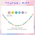 thumbnail image 2 of RUseeN 3pcs Pastel Pom Pom Garland, Pompom Garland for Classroom Pastel Ball Garlands Nursery Pompom Ball Garland for Easter Party Bedroom Nursery Decor, 2 of 7
