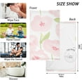 thumbnail image 3 of Dreamtimes Spring Poppy Flowers Cotton Towels Set 2 Pcs Absorbent Hand Towel Face Towels Kitchen Towels Bath Towels for Bathroom Laundry Room Kitchen 16 x 28 Inches, 3 of 7