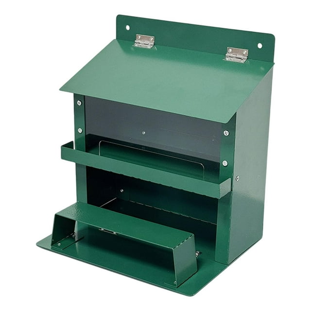 pitrice Chipmunk Feeder Heavy Duty Metal Anti Falling Structure Large Capacity For Gardens And Parks Squirrel Feeder Or Balcony