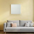 thumbnail image 4 of Canvas Print Wall Art Oil Paintings Abstract Teal Stripe Geometric Art Picture Prints Artwork for Living Room Kitchen Bathroom Bedroom,Stretched and Framed Ready to Hang,Modern Pinstripes on Beige, 4 of 9