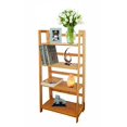 thumbnail image 1 of Timber Valley Multi-functional 4 Tier Bamboo Bookcase, 1 of 3