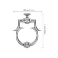 thumbnail image 2 of RENACLIPY 1 Set Simple Door Knocker Silver European Style Knocking Security for Office Door, 2 of 8