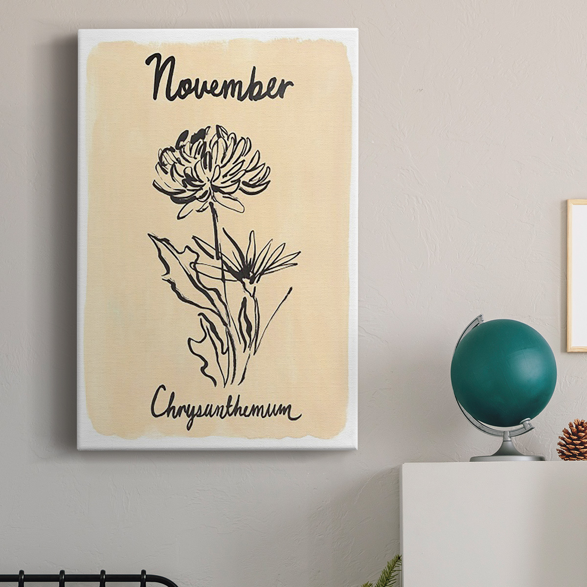 Birth Month XI Premium Gallery Wrapped Canvas - Ready to Hang