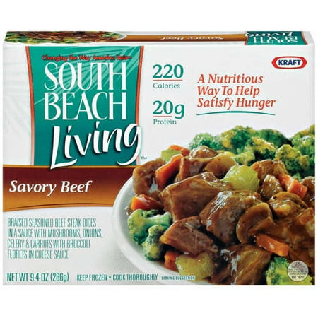 South Beach Living Frozen Entrees: Savory Beef, 9.4 oz