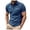 Blue, variant on YAYUBA Men's Polo Shirts 4x Button Up Crew Neck Big and Tall Athletic T-Shirts Stretch Slim Fit Classic Fit Basic Golf T Shirt
