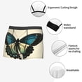 thumbnail image 3 of Pofeuu Blue Black Butterfly Art Print Men’s Boxer Briefs, Moisture-Wicking Underwear, Regular,Trunk-X-Large, 3 of 5
