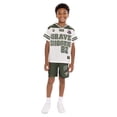 thumbnail image 2 of Monster Jam Boys V Neck Graphic Football Jersey and Shorts Set, Sizes 4-16, 2 of 11