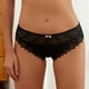 thumbnail image 4 of Gibobby Ropa interior para mujer de encaje Nueva ropa interior de encaje de sexy Pantalones de encaje Ropa interior de cintura de encaje(Negro,M), 4 of 5