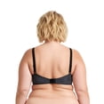 thumbnail image 4 of Curve Muse Women's Plus Size Unlined Underwire Lace Bra with Cushion Straps- GREY PRINT, NAVY PRINT- Size:34DDD, 4 of 6