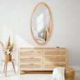 thumbnail image 3 of Americanflat 20 x 40 Organic Shaped Wood Mirror, 3 of 8