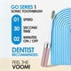 thumbnail image 2 of Voom Sonic Go 1 Series Cepillo de dientes eléctrico de viaje, cepillo de dientes de viaje (recomendado por dentistas) - Cepillo de dientes con pilas para adultos y niños, cepillo de dientes sónico, po, 2 of 5