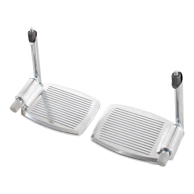 Reposapiés para silla de ruedas jinwen duradero de Aluminio con poste