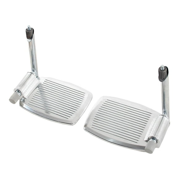 Reposapiés para silla de ruedas jinwen duradero de Aluminio con poste