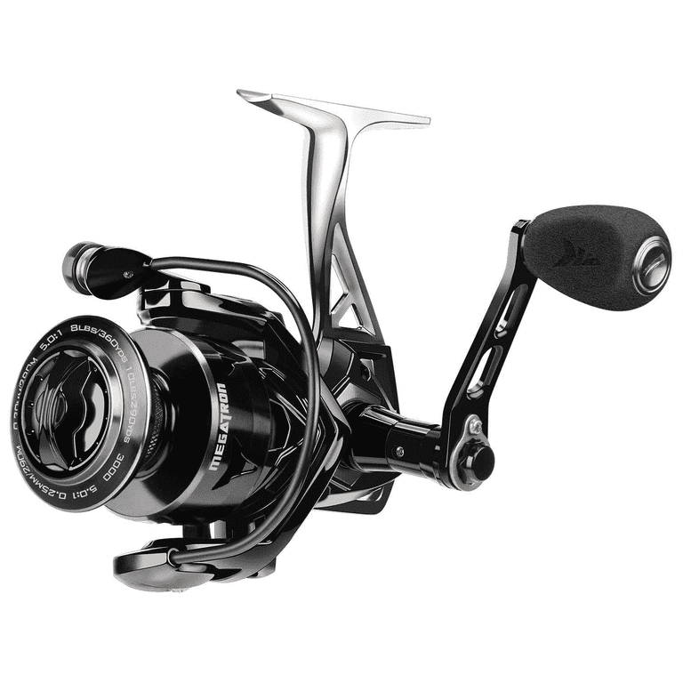 Kastking Megatron Saltwater Spinning Reel -3000 Size with 7+1 Bearings 30+ lb Drag