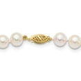 thumbnail image 2 of Primal Gold 14 Karat Yellow Gold 8-9mm Round White Saltwater Akoya Cultured Pearl Necklace, 2 of 5