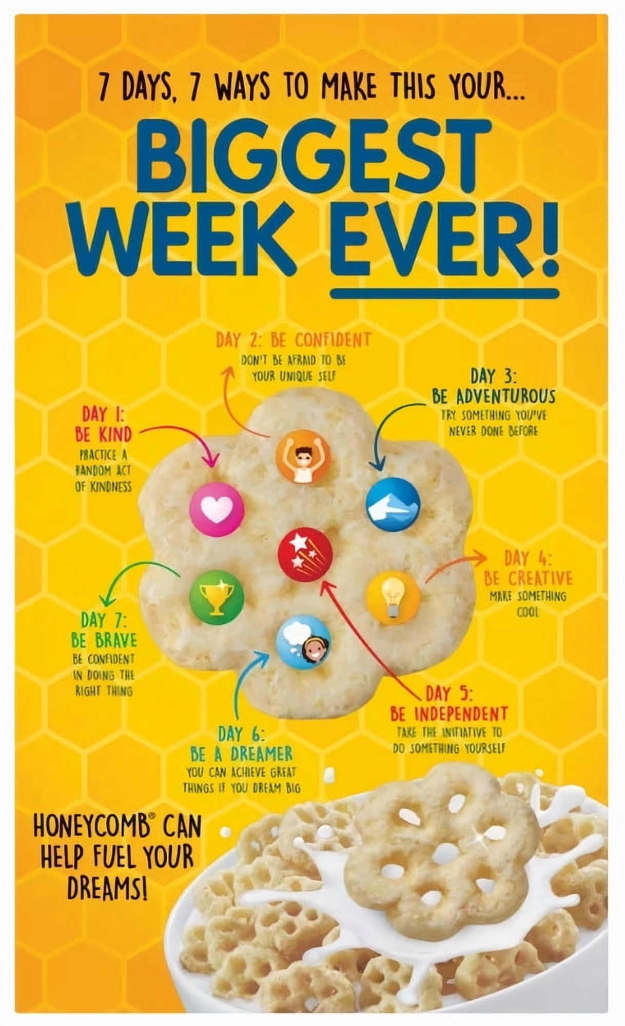 Post Honeycomb Cereal Honey Flavored Cereal 19 oz (Pack of 3)