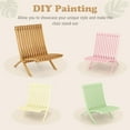 thumbnail image 4 of Gymax Folding Patio Chair Teak Wood Outdoor Lounge Chair w/ Slatted Seat & Backrest, 4 of 9