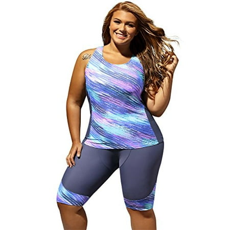 tankini xxxl oceanic multicoloured gloria stripes swimsuit sarah retro womens piece plus