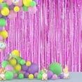 thumbnail image 4 of YAOMOBB Tinsel Ribbon High Glossy Tassel Curtain Bachelorette Party Decor Foil Fringe Home Decor, 4 of 6