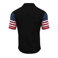 thumbnail image 3 of Patriots Shirts Mens Independence Day 250th Anniversary Polo Shirts Lapel Short Sleeve We the People Shirt Usa Flag Graphic Button Down T Shirts Black XL, 3 of 3