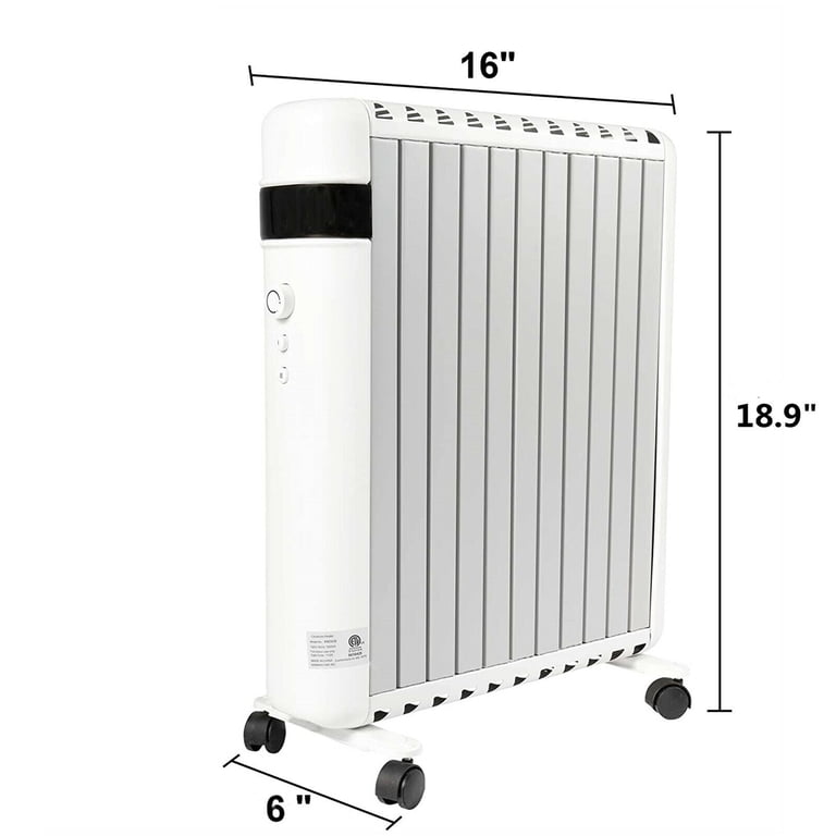 LELINTA Space Heater, 750W/1500W Oil Filled Radiator Electric Heater with  Digital Thermostat, w/ Wheels, 24 Hrs Timer u0026 Remote, Portable Heater for  Full Room Indoor - Walmart.com
