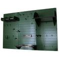 thumbnail image 2 of 4ft Metal Pegboard Standard Tool Storage Kit - Green Toolboard & Black Accessories, 2 of 6