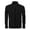 Black, variant on Mens Versatile Outdoor Zip Neck Jacket Running Fitness Lightweight Long Sleeve Outdoor Activewear Clothes