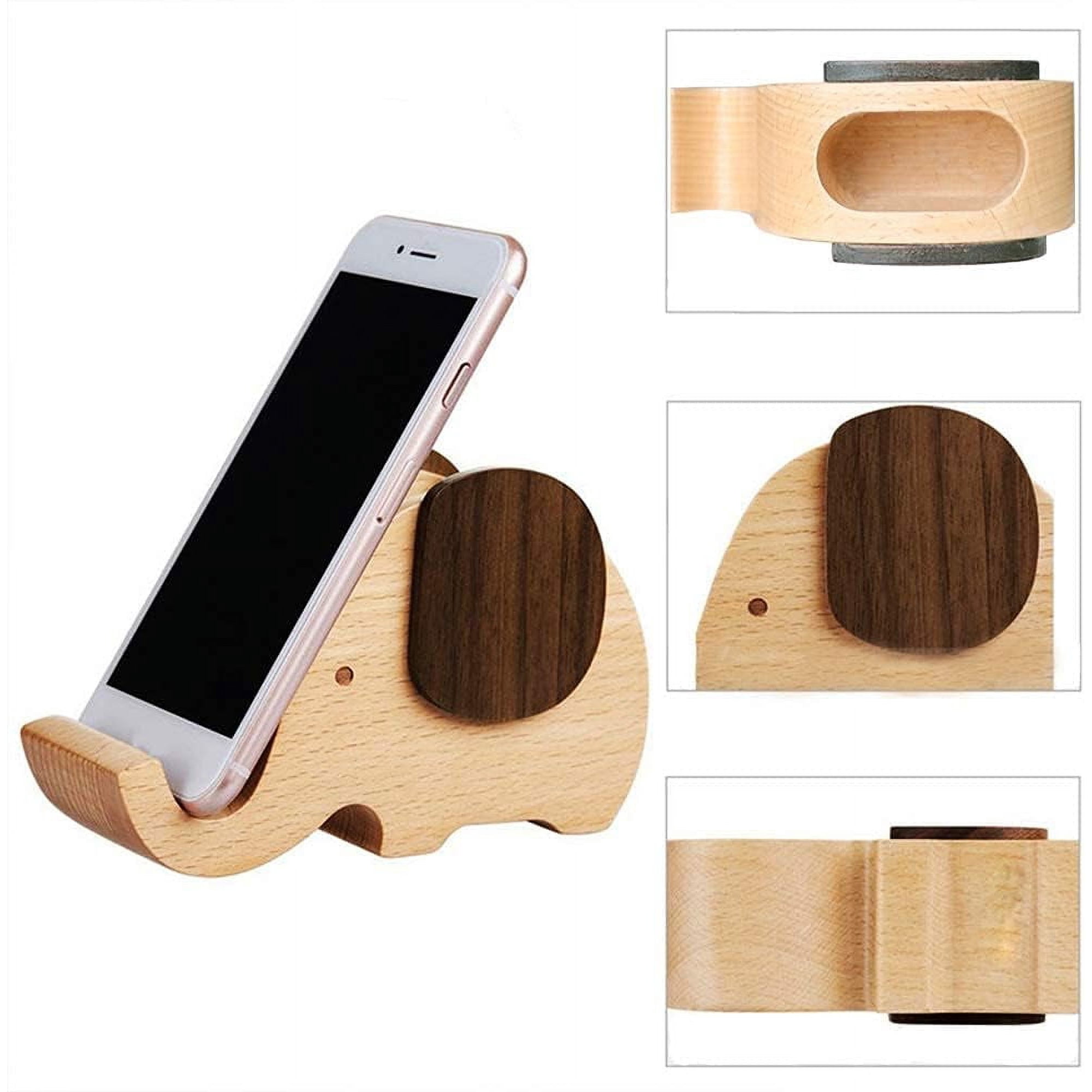 Wooden Pen Phone Stand Elephant Phone Holder Ideas for Women and