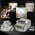 thumbnail image 2 of Meoldis Money Counter Machine with Value Count - UV/MG/IR Counterfeit Detection, Add & Batch Modes, LCD Display Cash Counter for Bank, Retail, Supermarket, 2 of 6
