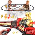 thumbnail image 1 of Set de tren Hot Bee Christmas con mando a distancia para niños de 3 a 8 años, 1 of 8