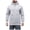 Light Gray, variant on YIWULA Big and Tall Hoodies for Men Quarter Zip up Tactical Pullover Fall Winter Hooded Sweatshirt with Pockets(3XL,Navy)