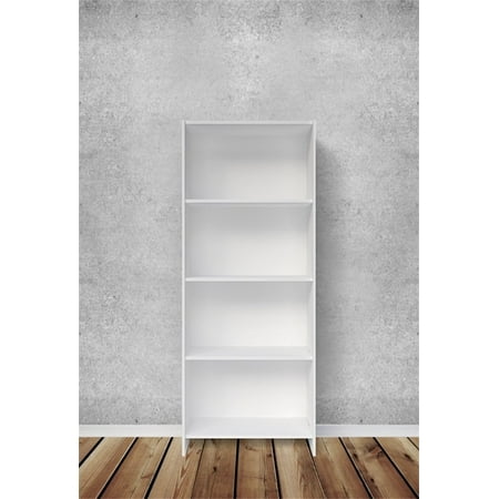 Image of MOHome 5x7ft Backdrop Photography Background Empty House Interior Bookshelf Concrete Wall Wooden Floor Rack Modern Style Backdrop Fashion Plain Color Background Artistic Adults Portrait