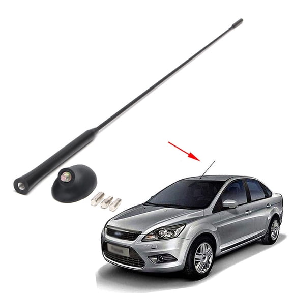 Black Car Antenna Mast with Ford Focus 2000-2007