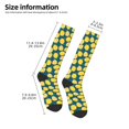 thumbnail image 2 of Naloa Lemon Thigh High Socks Extra Long Stretchy Sock Women Over Knee High Opaque Stocking Daily Wear, 2 of 6