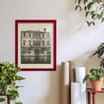 thumbnail image 6 of Vintage Views of Venice I - Framed Print w/glass - Cherry Red, 6 of 7