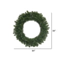 thumbnail image 3 of Vickerman 84" Grand Teton Artificial Christmas Wreath, Unlit, 3 of 3