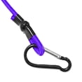 thumbnail image 3 of 0.16 "3 Pies Fuerte Elástico Kayak Canoa Remolque Correa Línea de Remolque Cordón de Seguridad con Doble Extremo Mosquetón de Aluminio Clips Ganchos Púrpura Baoblaze Cordón de seguridad para kayak, 3 of 7
