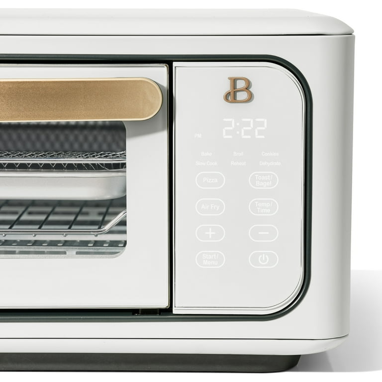 Beautiful Infrared Air Fry Toaster Oven White Icing By Drew Barrymore 1800  Watts