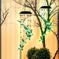 thumbnail image 3 of Kuymtek Campanillas de viento de colibrí solar Colector colgante Windchime Colgante Adorno colgante Kuymtek Iluminación del hogar multifuncional, 3 of 9